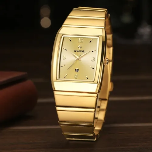 Reloj store wwoor dorado