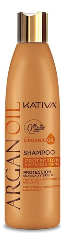Shampoo Argán Orgánico Protección Cabello Brillo Kativa 250
