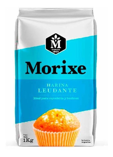 Pack X 10 Unid Harina Leudante 1 Kg Morixe Harinas De Trig