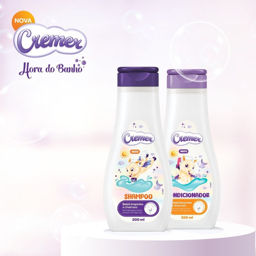 Imagem 3 de 5 de Shampoo Cremer Suave 200ml - Linha Cremer Mimo Banho