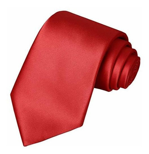 Lazo Rojo Satén Corbata Para Niños De Los Muchachos Corbata 