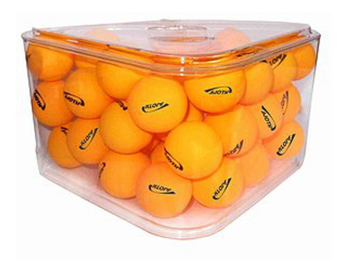 Imagem 1 de 1 de Pote Com 36 Bolas De Ping Pong - Klopf Branca Laranja