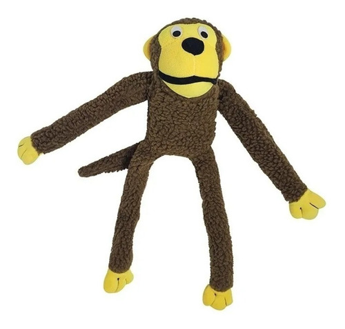 Brinquedo Pelúcia Macaco C/apito Para Cachorro Cães Pet