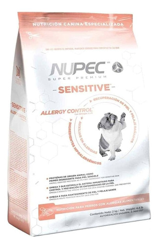 Alimento Nupec Sensitive   Salmon 15 Kg Nutricion Cientifica