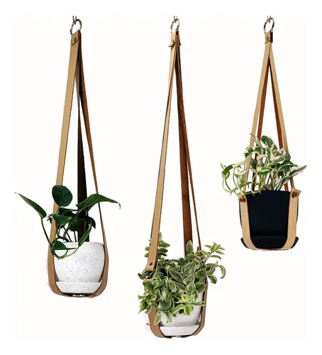 comprar Colgador De Cuero Para Macetas Y Plantas