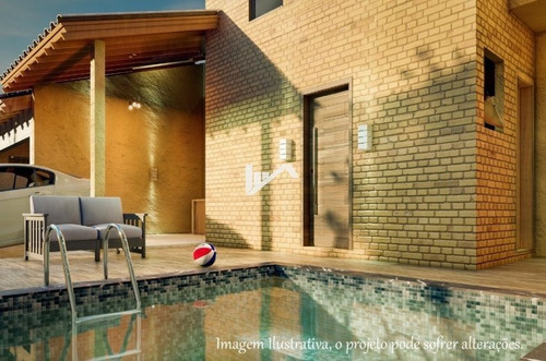 Imagem 7 de 10 de Casa Sobreposta Com Piscina No Bopiranga, Em Itanhaém Ca253-f