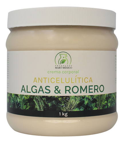 Crema Anticelulítica Algas Y Romero 1 Kg