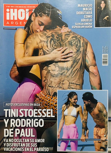 Revista Hola Argentina # 607 Paul Tino Messi 35 Velitas