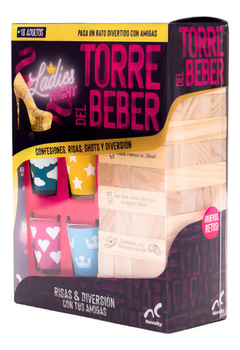 Juego De Mesa Torre Del Beber Ladies Night Solo Chicas Retos