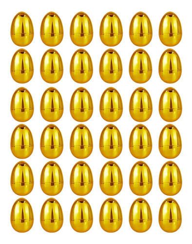 Huevos De Pascua Dorados, Canastas De , Obsequios, 36 Piezas