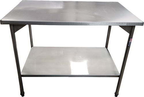 Mesa De Inox 100% Inox 190x90x90 Promap-5 Lisa