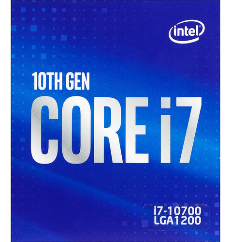 Procesador Intel Core I7-10700 De Décima Generación, 2.9