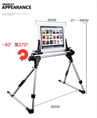 Imagen 3 de 5 de 2pcs iPad Floor Stand Titular Monte Aire Mini Tablet Samsung