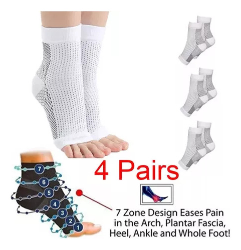4 Pares De Calcetines Para Aliviar El Dolor De La Neuropatía
