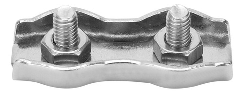 Abrazadera De Cable Doble De Acero Chuck Lock 304 S, 10 Unid
