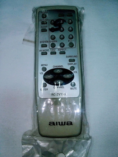 Imagen 2 de 3 de Control Remoto Tv Aiwa Convencional Con Pilas