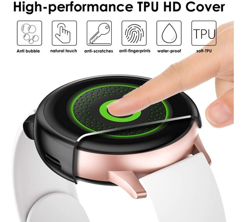 4 Protectores De Pantalla Samsung Galaxy Watch Active2 40mm