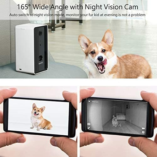 Cámara Inteligente Para Mascotas Iseebiz Audio De 2 Vías