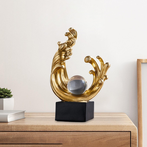 Centro De Mesa Con Escultura De Arte Moderno, Estilo A