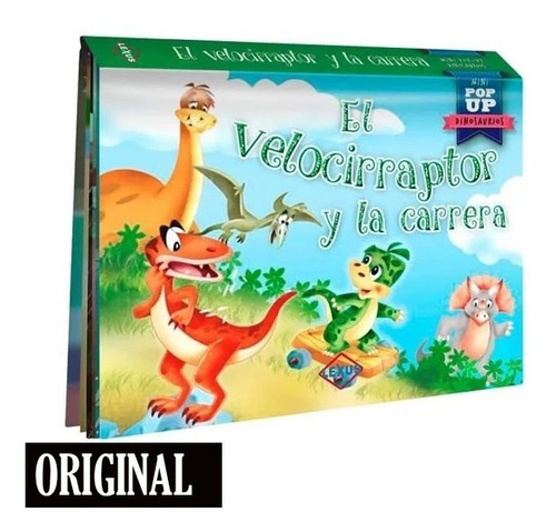 El Velocirraptor Y La Carrera Libro Pop Up 3d