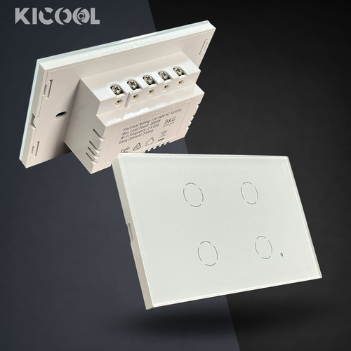 Interruptor Inteligente 4 Teclas Tuya Alexa Wifi