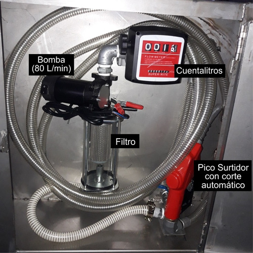 Acoplado Cisterna Combustible De Acero Inoxidable 850l