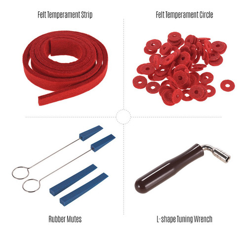 Imagen 5 de 7 de Kit De Herramientas Profesionales Para Afinar Piano
