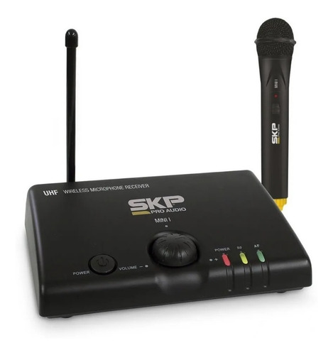 Microfono Inalambrico Skp Pro Mini Uhf Uhf 600-900 Mhz  