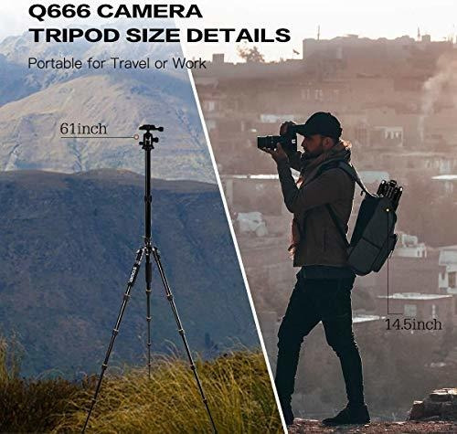 Trípode Para Cámara 62'' Zomei Para Dslr De Aluminio