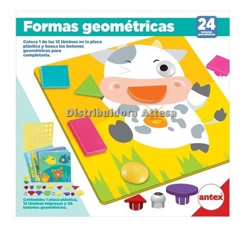 Juego Formas Geometricas Antex En Caja Geometricos