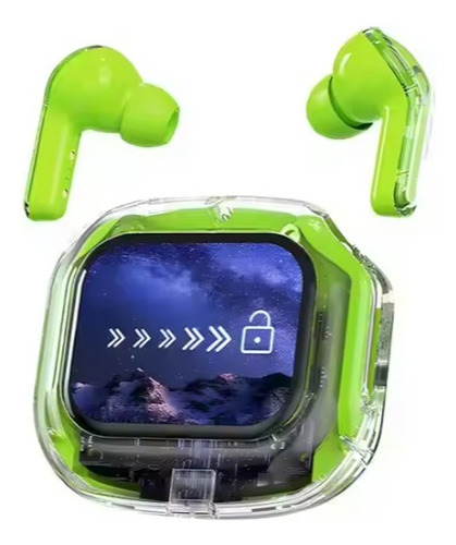 Auriculares Air Max Ultra Pro Cristal - Sonido Premium Verde