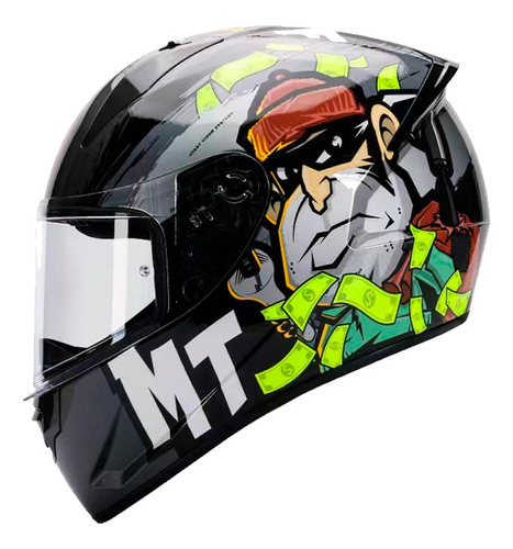 Casco Para Moto Mt Helmets Ff105b Stinger Thief A2 Gris
