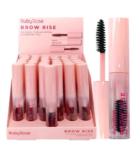 Box 36 Un Gel Sobrancelhas Brow Rise Ruby Rose Cor Incolor