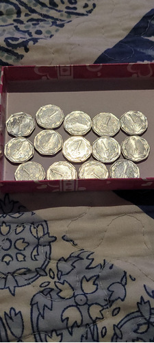 Lote Moneda De 1 Peso Chileno Año 2013