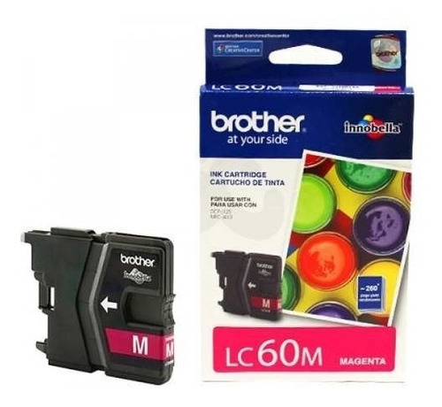 Cartucho Brother Lc60m Mfc-j410 Dcp-140 Dcp-j125 Magenta