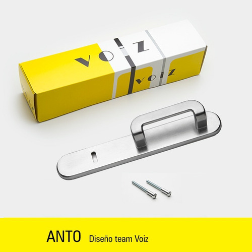 Manija Picaporte Doble Balancin Anto Aluminio Inoxidable
