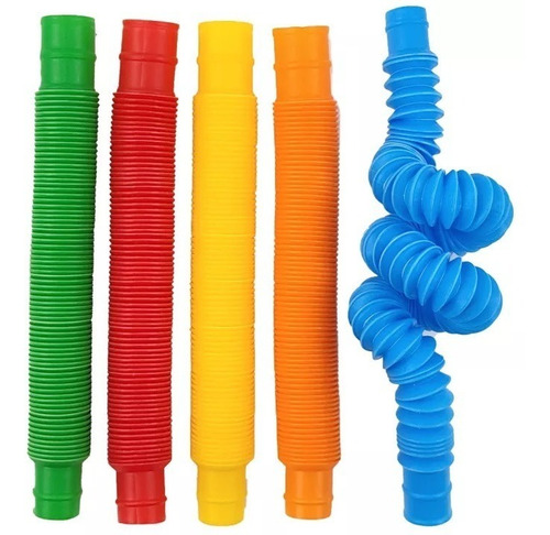 Pop Tubes Caja X2 Tubos Juguete Sensorial Anti Stress Toy
