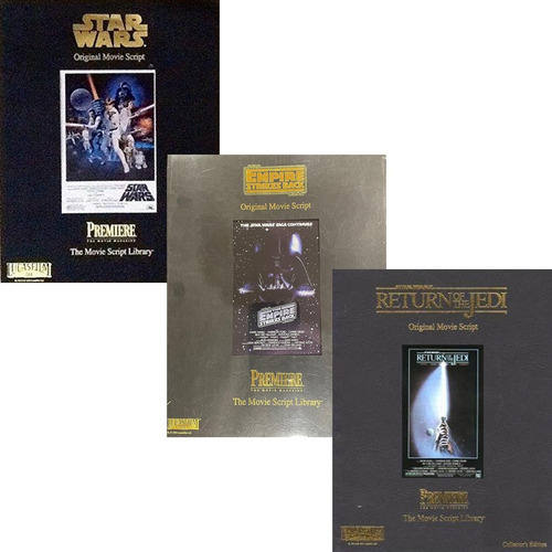 Star Wars The Original Trilogy Original Movie Script Stock