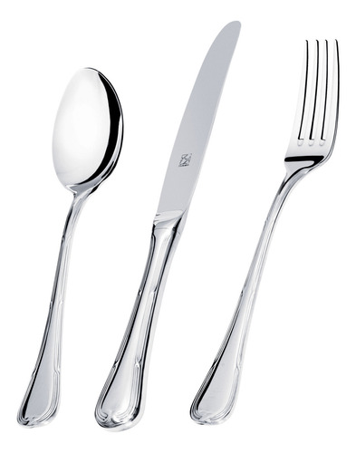 Faqueiro Aço Inox 18/10 Estojo Madeira com 101 peças Croise Hercules
