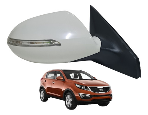 Espejo Electr Derecho Kia Sportage 2014-2015 C/intermitente