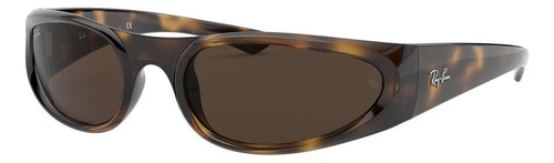 Ray-ban Rb4332 710/73 Square Oval Acetato Carey Cafe Dorado