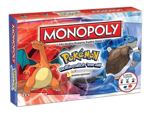 Juego Monopoly Pokemon Gotta Catch'em All (en inglés)