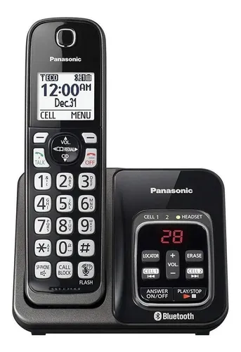 Imagen 1 de 2 de Teléfono inalámbrico Panasonic KX-TGD560 negro