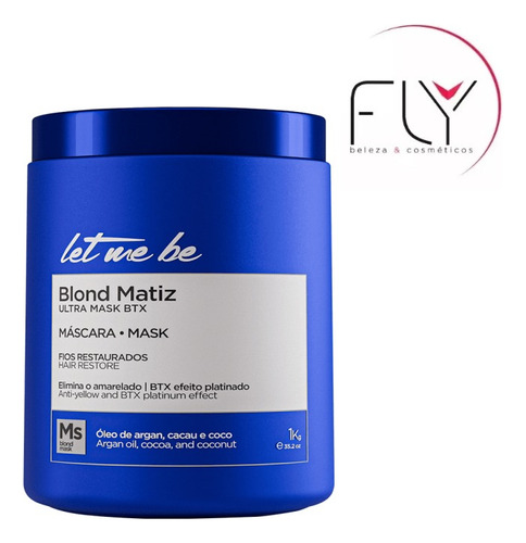 Let Me Be B-btox Blond Máscara Matizadora Prosalon1kg+brinde