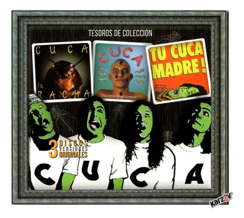 La Cuca - La Racha Invasion Blatidos Cuca Madre 3 Discos Cd