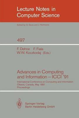 Libro Advances In Computing And Information - Icci '91 - ...