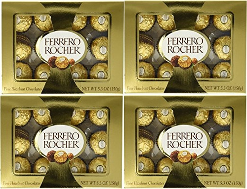 Ferrero Rocher Bellas Avellana 5,3 Oz De Chocolate paquete