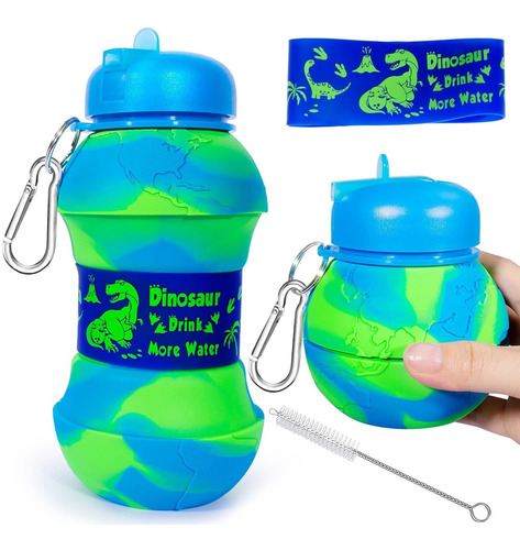 Botella De Agua De Dinosaurio Para Nios Nios Pequeos 19oz 55