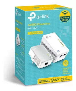 Kit Extensor Powerline WPA4220 Wifi Av600 A 300 Mbps tplink