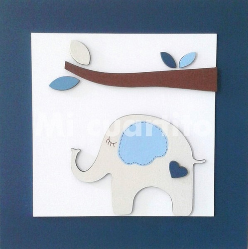 Imagen 3 de 10 de Cuadros Infantiles Selva Y Bosque - Decoración Infantil
